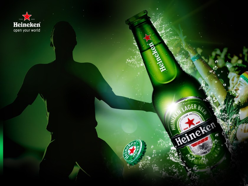 heineken reklama grafika kreatywna