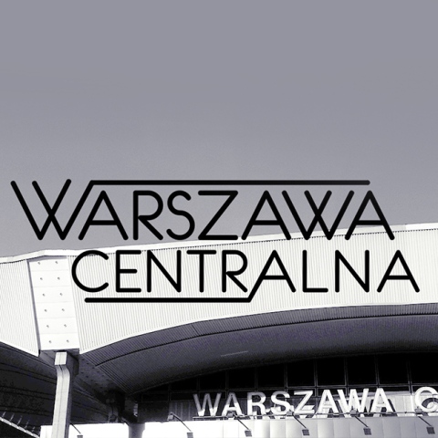 logotyp Warszawa Centralna grafika