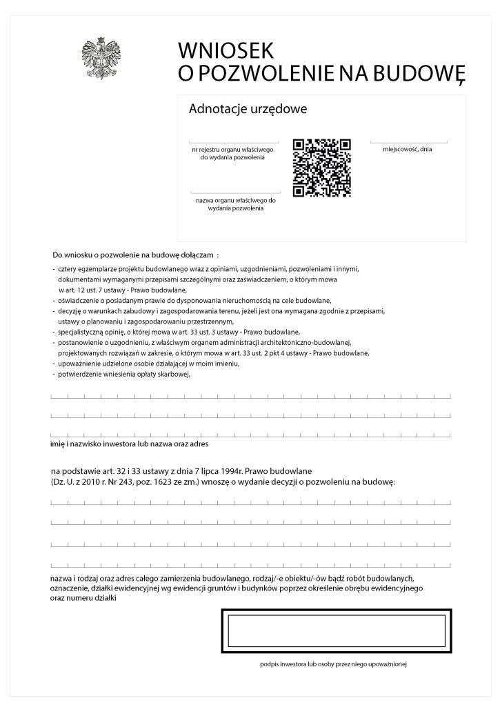 Redesign pozwolenie na budowe